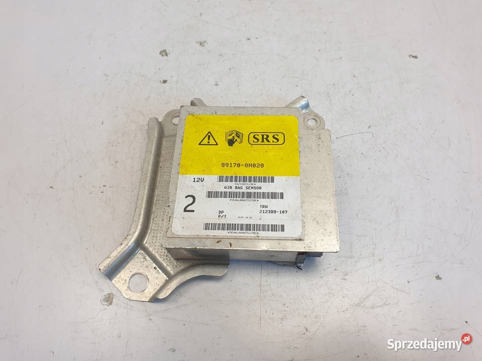 Aygo MODUŁ SENSOR AIRAG 891700H020 Poduszek Poduszki powietrzne sprzedam