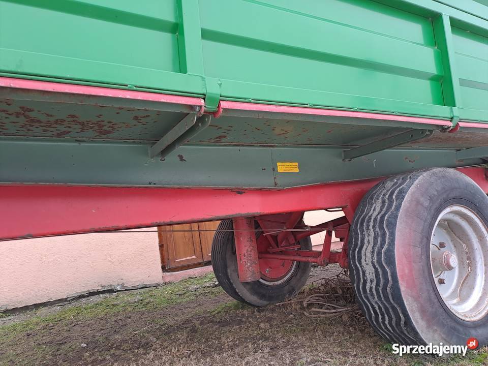 Przyczepa jednoosiowa wywrót na 3 strony Przyczepy rolnicze opolskie Mokra