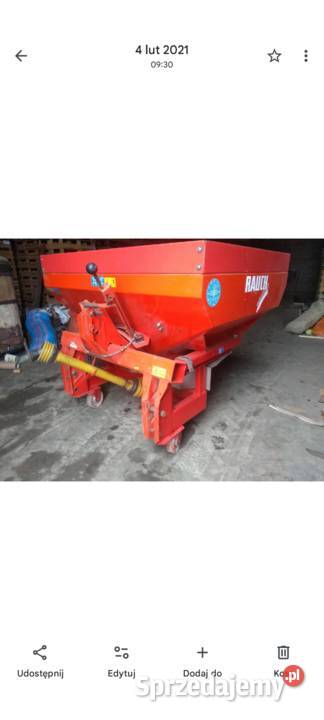 Rozsiewacz nawozów rauch mds 65