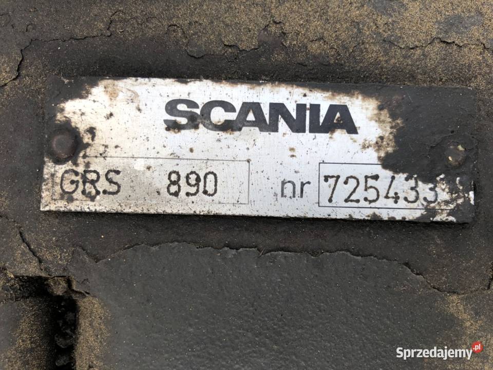 SKRZYNIA BIEGÓW SCANIA 4 series GRS890 117 420 ciężarowe