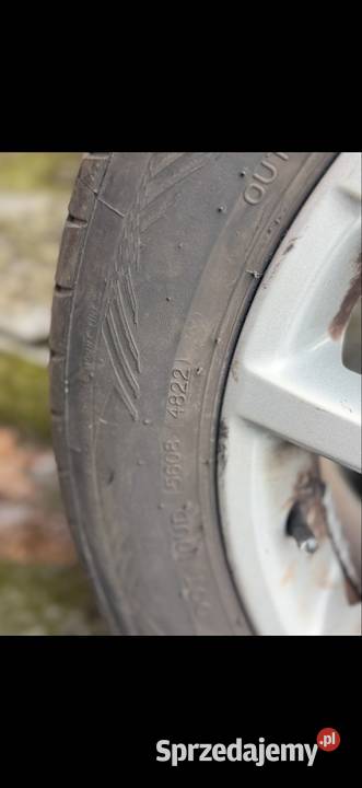 Oryginalne felgi aluminiowe VW 16 opony 21555 lubuskie Szprotawa