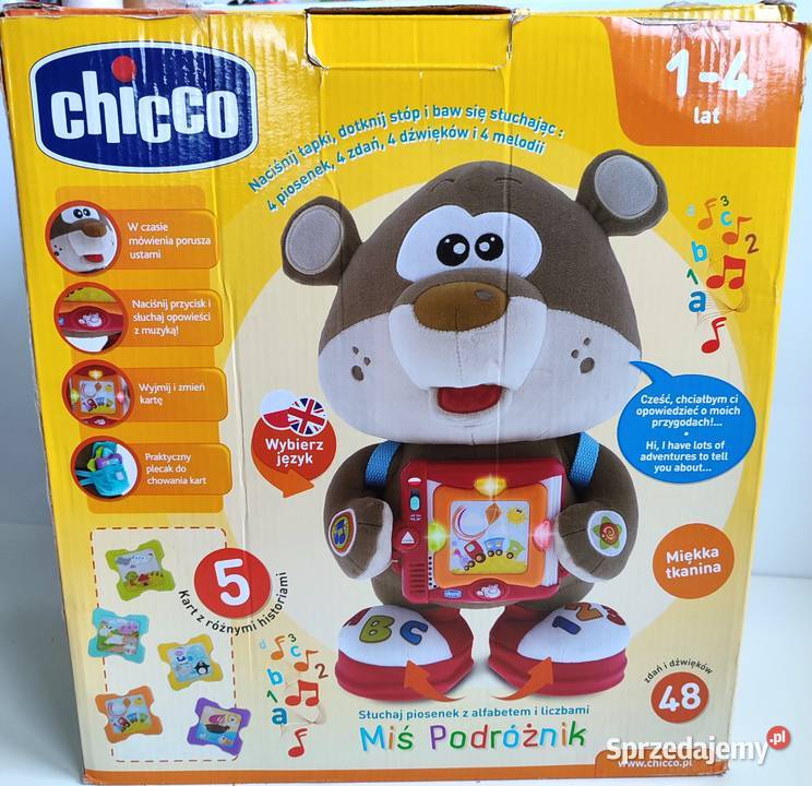 Interaktywny Miś podróżnik polskiangielski Katowice