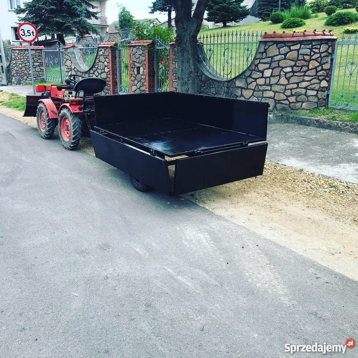 Przyczepa ogrodowa płaskie dno kiprowana małopolskie