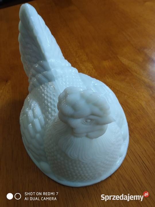 Kura duża PRL góra Porcelana i szkło Tomaszów Mazowiecki