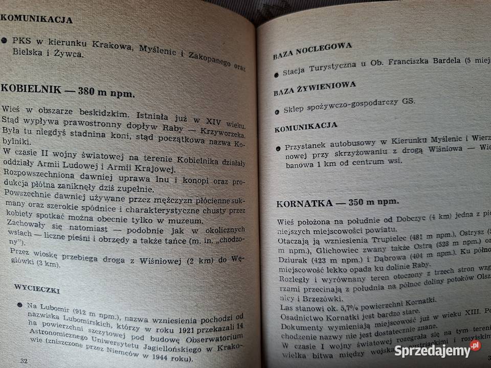 Informator turystyczny ziemi myślenickiej Kraków