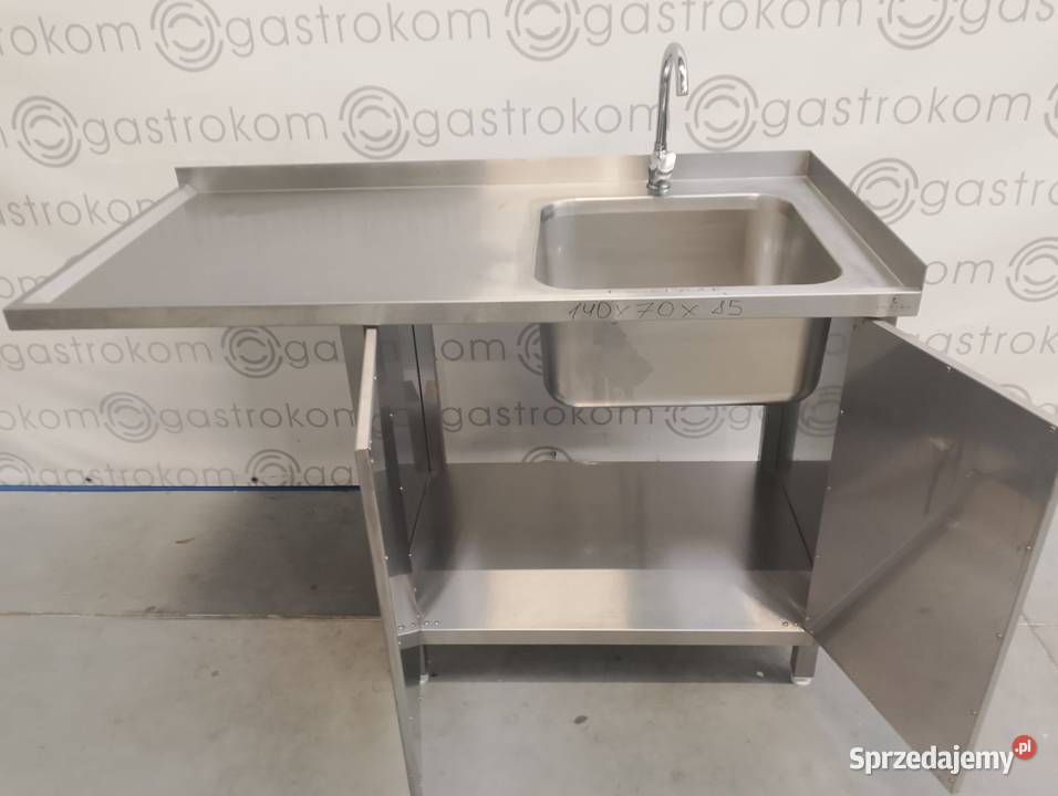 STÓŁ ZE ZLEWEMP DRZWI SKRZYDŁOWE MIEJSCE POD Gastronomia Wrocław