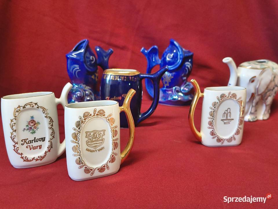 Kufle kubki pamiątkowe Karlovy Vary Karlsbad Chorzew