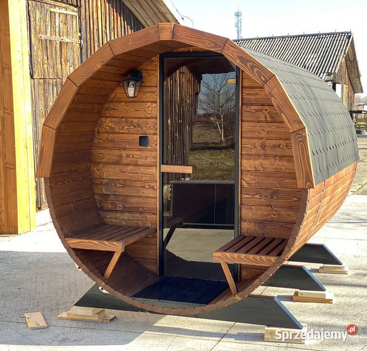 Sauna Ogrodowa Premium Okazja Dostępna ręki Sauny Jarosław