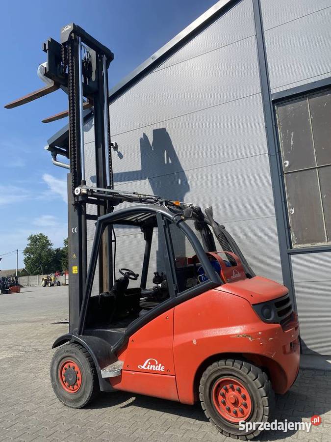 WÓZEK WIDŁOWY LINDE 5 TON regulowane widły Kalisz