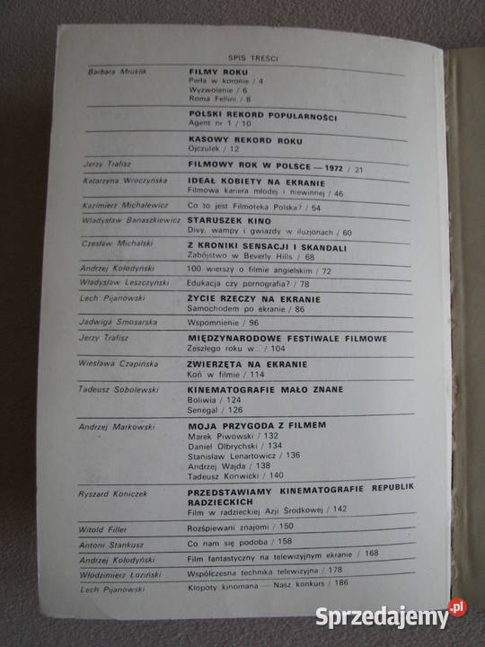 Magazyn filmowotelewizyjny 1974r Brzegi