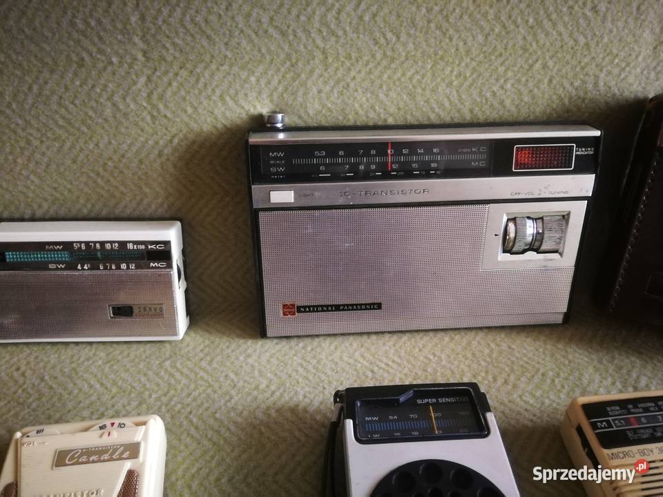 Radio Philips Aiwa Panasonic Sharp Sanyo Candele Szczecin