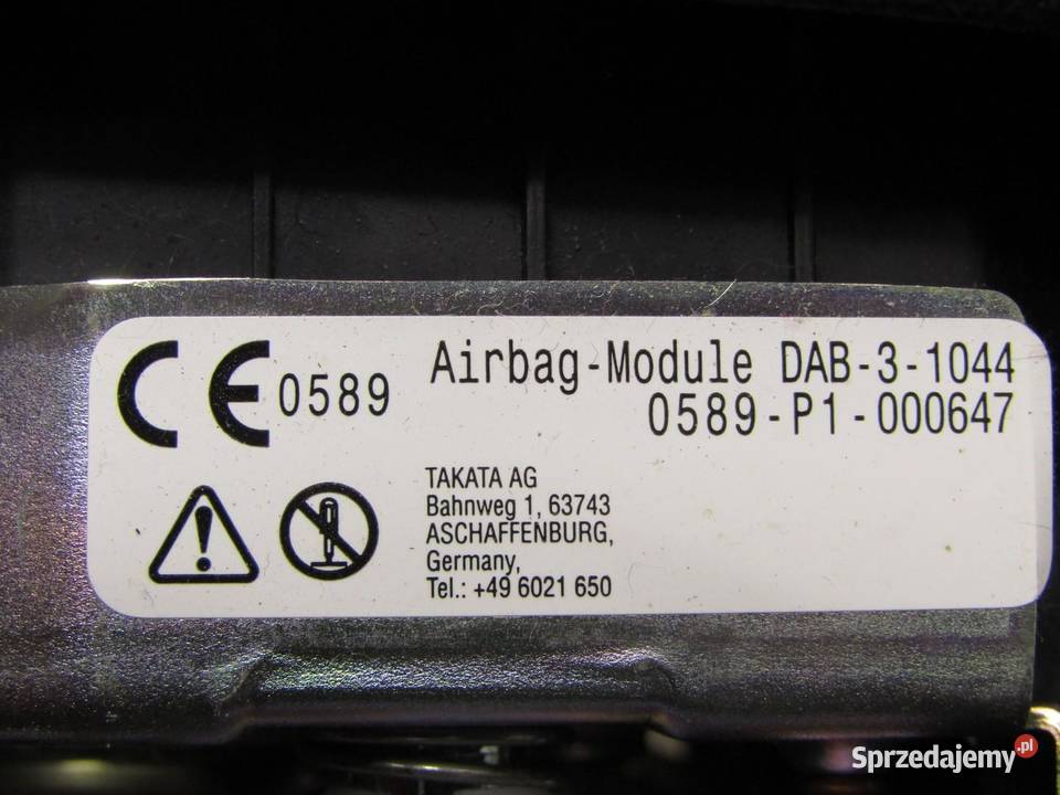 PODUSZKA POWIETRZNA AIRBAG KIEROWCY HONDA CIVIC Poduszki powietrzne lubelskie