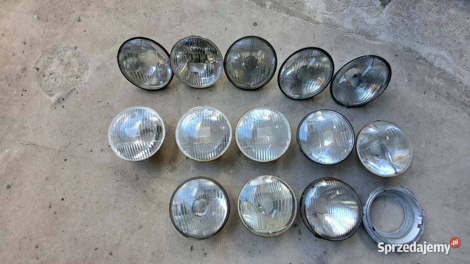 Fiat125p lampy tylne kompl uszczelki osłony MR75 prawe wielkopolskie Leszno
