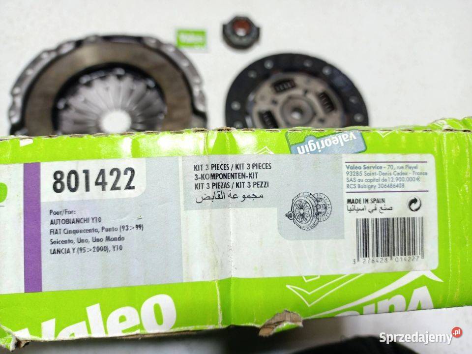 SPRZĘGŁO KPL VALEO LANCIA Y10 12 60 19962003 Skarżysko-Kamienna