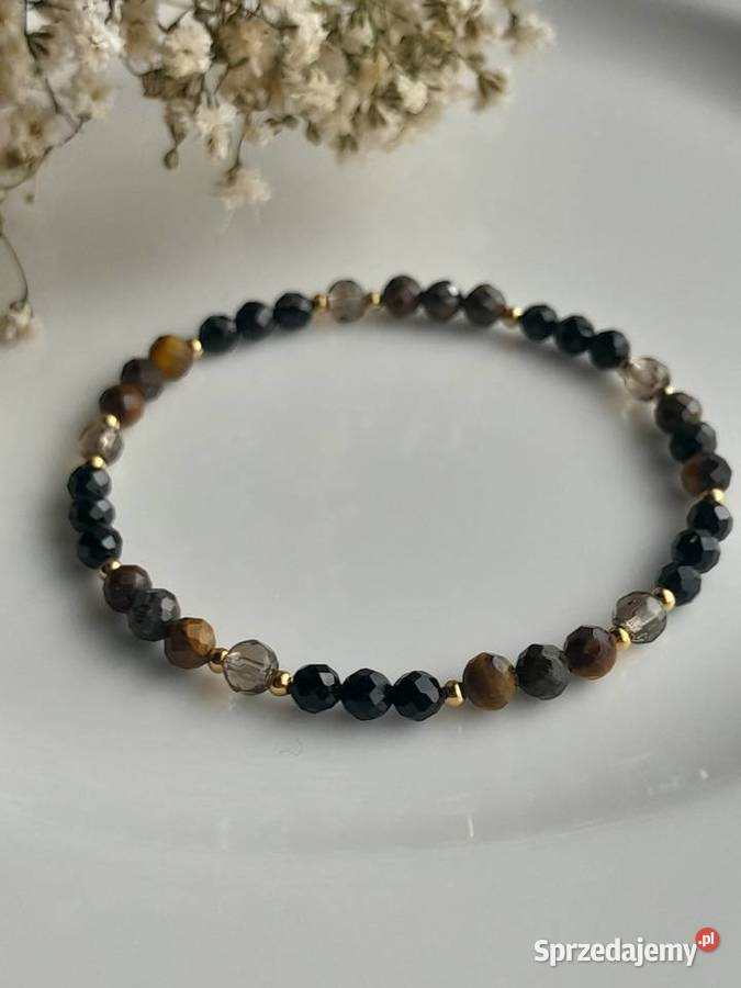 Kamienie naturalne Turmalin Tygrysie oko Kwarc Augustów