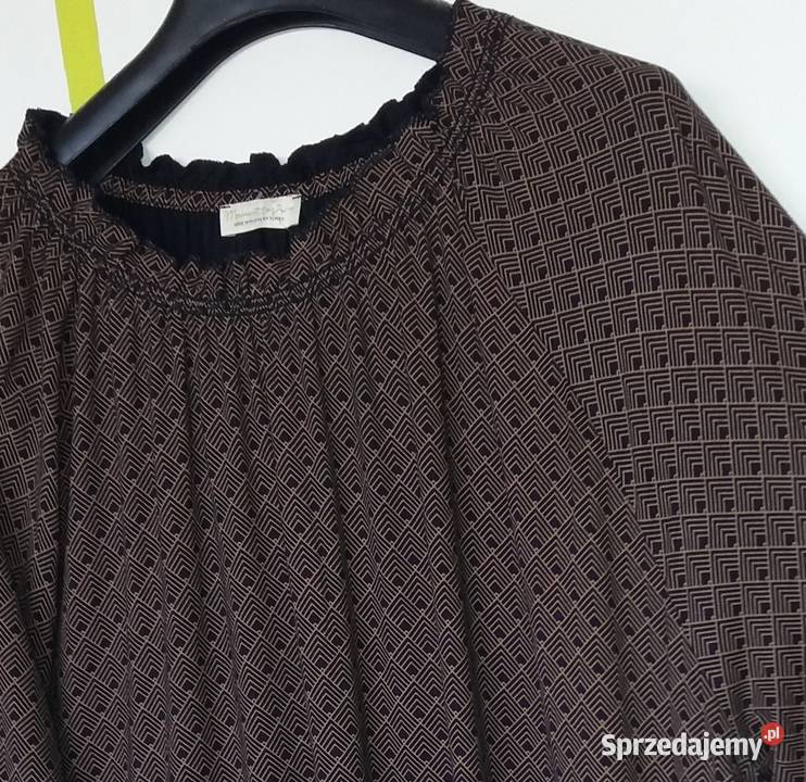 XXXL56 Wygodna bluzka nowa produkt niemiecki brązowy/beżowy śląskie Gliwice