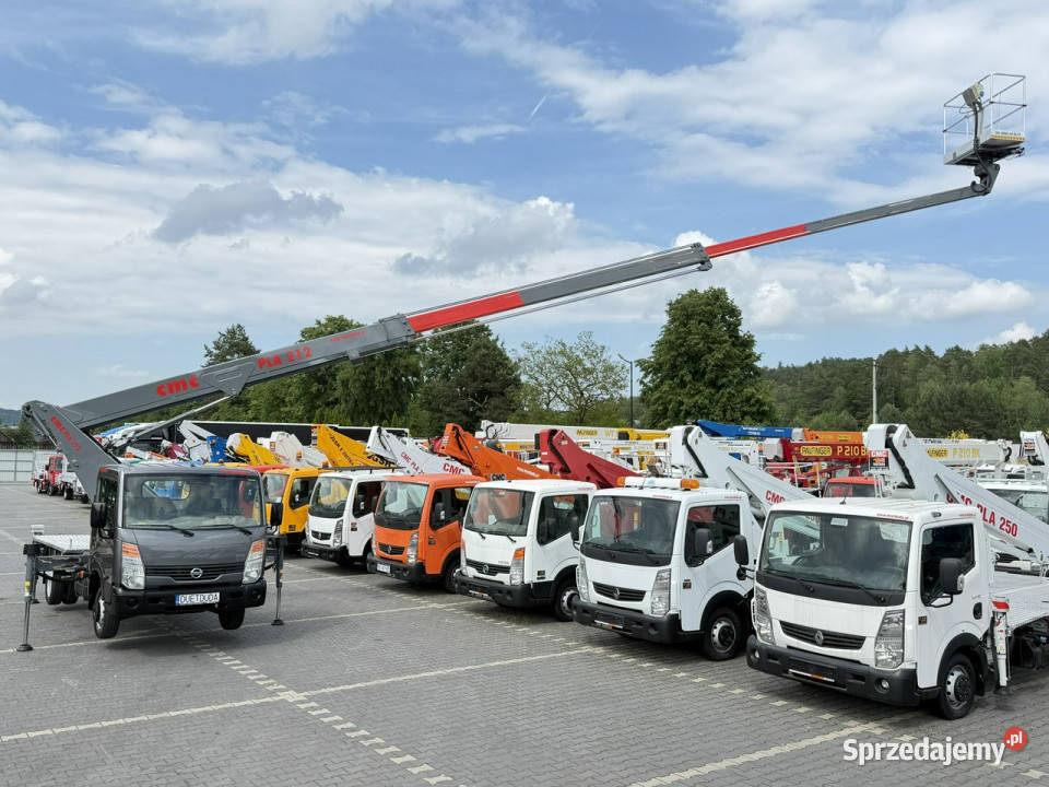Renault Maxity Podnośnik Koszowy 21m CMC PLA 212 diesel Widełki