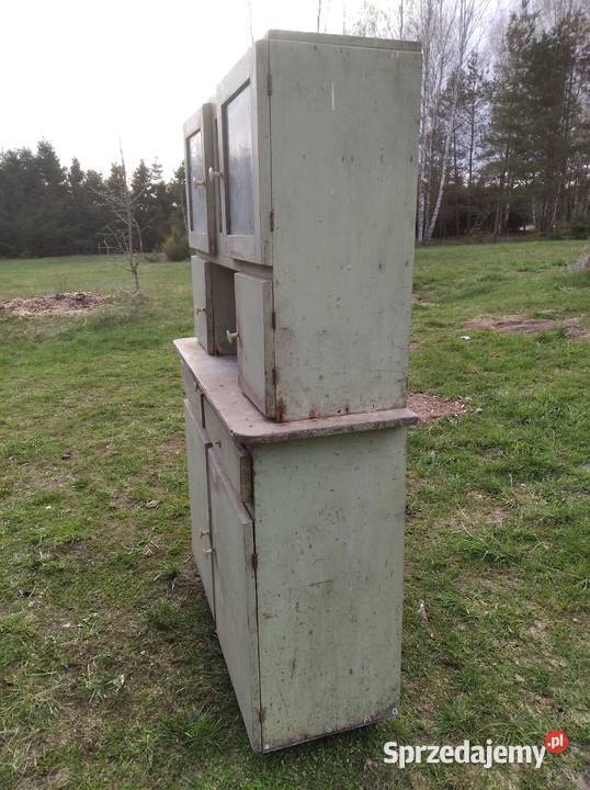 Stary kredens kuchenny antyk PRL Sokółka