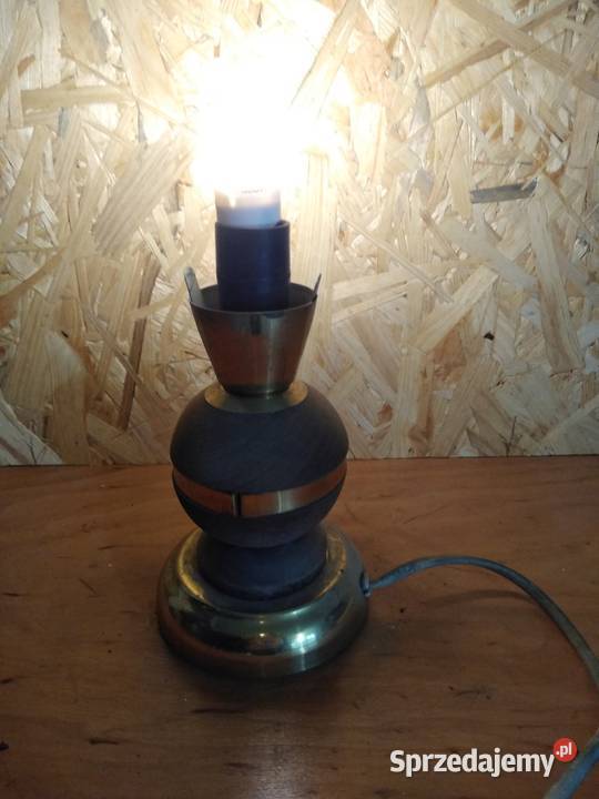 Stara lampka nocna zabytek PRL Dąbrowa Górnicza