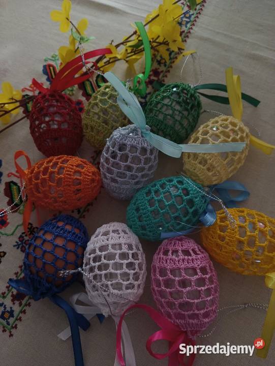 Koszulki szydełkowe na jajka siateczki dolnośląskie Bolesławiec sprzedam