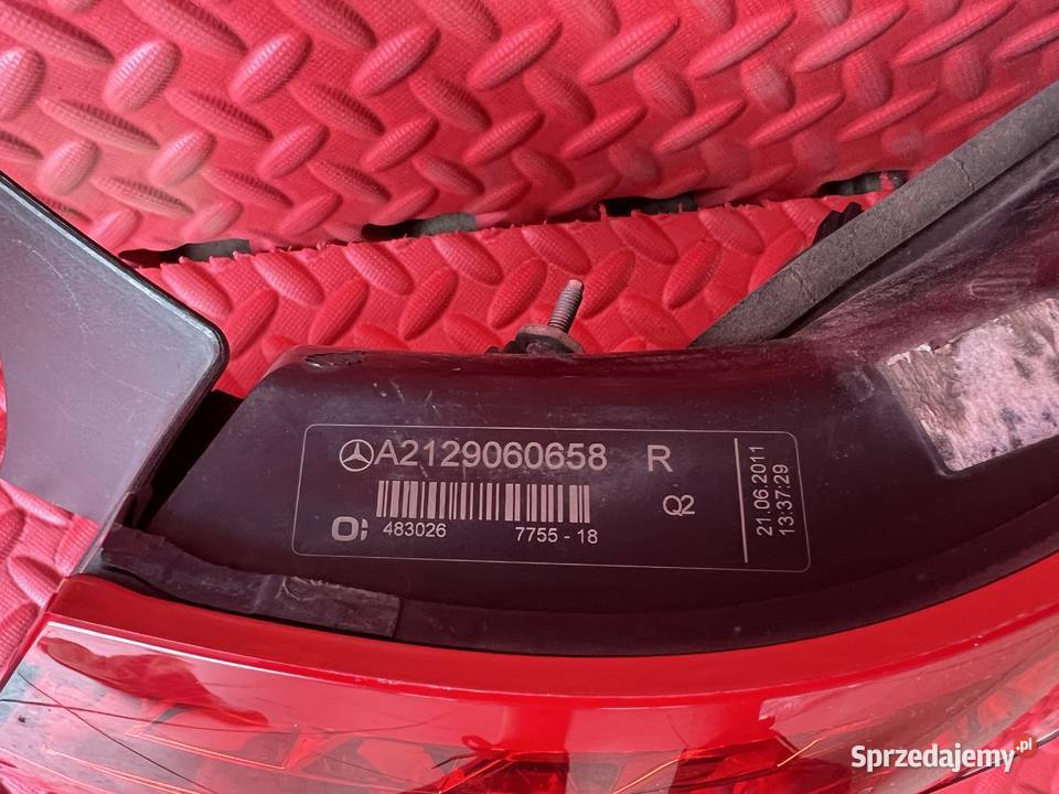 Lampa tył Mercedes Eklasa W212 Kielce