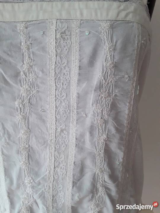 Bluzeczka na ramiączka zwiewna bawełniana