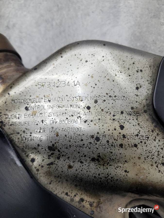 DUCATI MULTISTRADA 1260 S V2 OEM WYDECH TŁUMIK