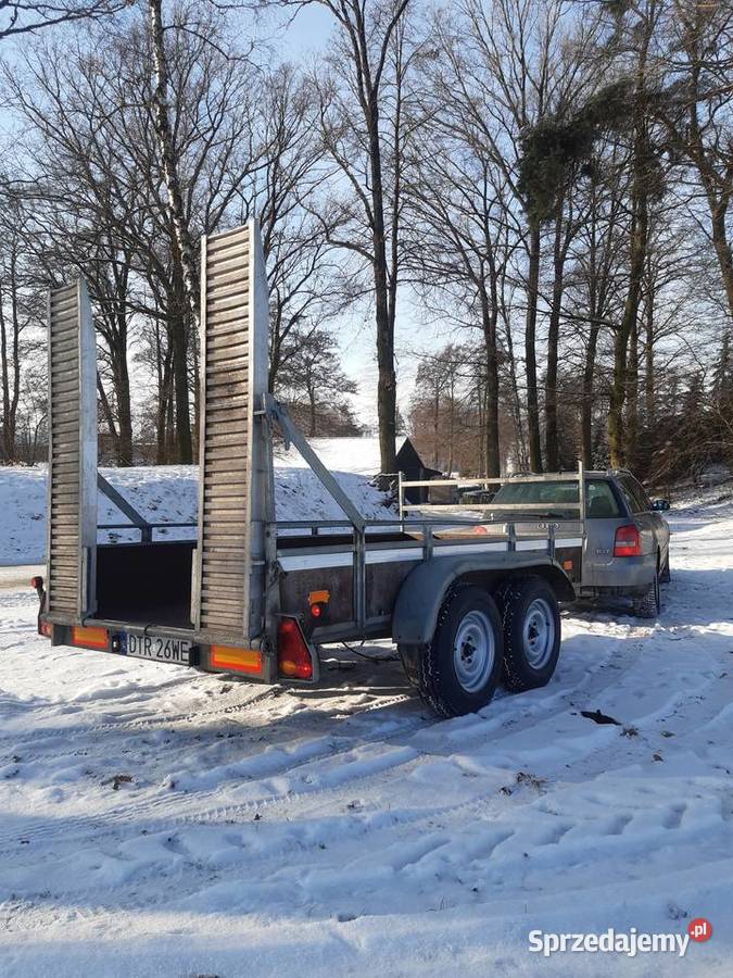 Przyczepka laweta samochodowa na minikoparkę Dmc Olesno