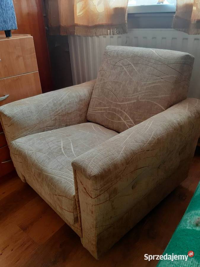 Wygodny fotel do pokoju salonu sypialni Ciechocinek