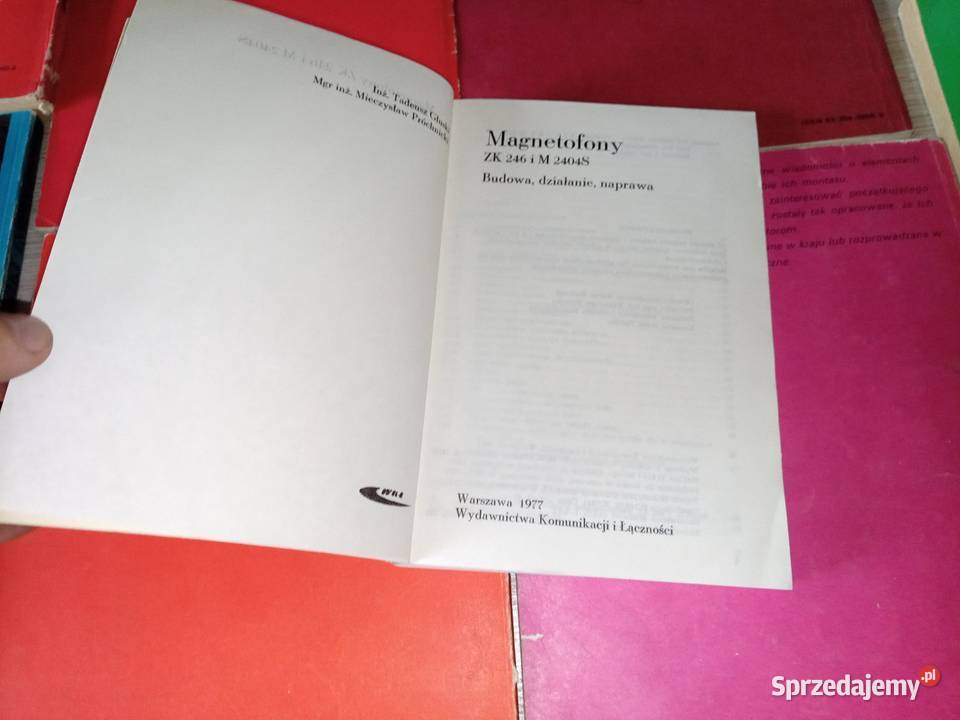 Książki elektronika naprawa magnetofon Stalowa Wola