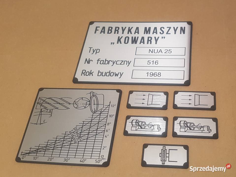 Szlifierka NUA 25 Tabliczka Tabliczki Zelów sprzedam