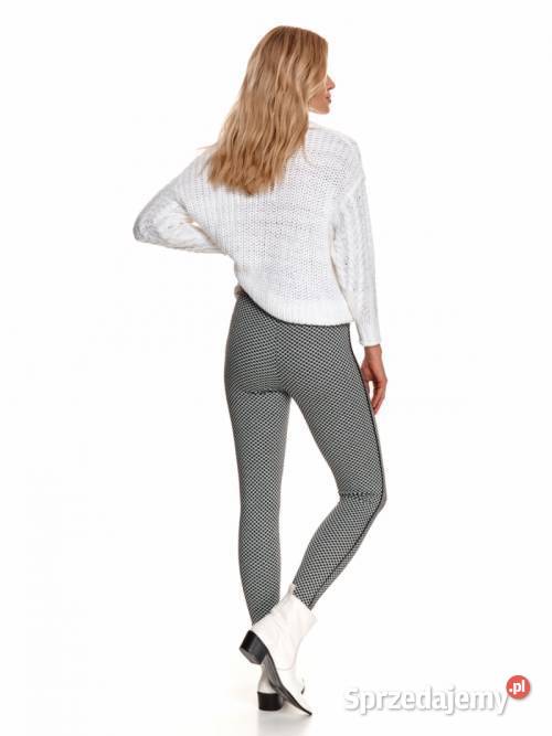 spodnielegginsy pepitka Top Secret czarny
