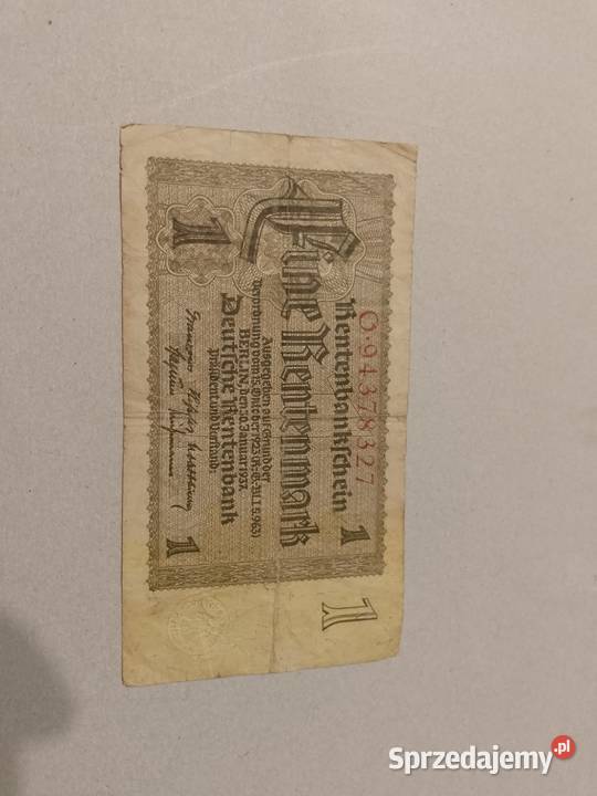 Niemcy 1 Rentenmark 1923 Łomża