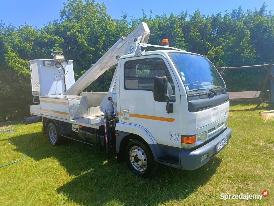 Nissan Cabstar Podnośnik koszowy multitel 145alu lubelskie Fajsławice