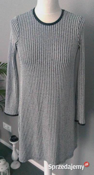 Tunika sukienka prążkowana wiosna Łódź