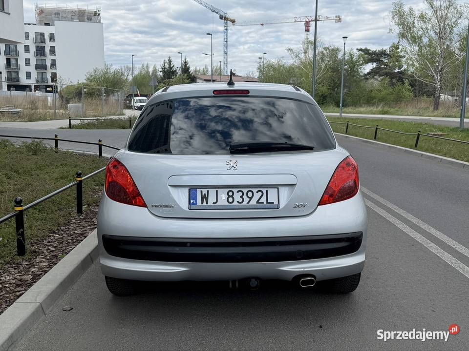 Peugeot 207 16b Sport Klima Hak autoalarm Warszawa