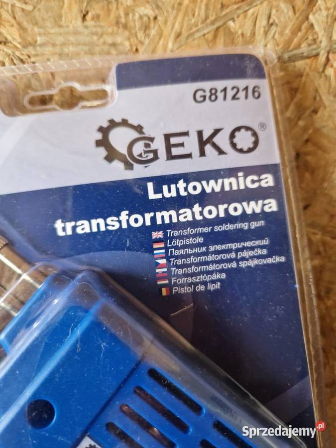 Lutownica transformatorowa 100W Geko G81216 Głogowa