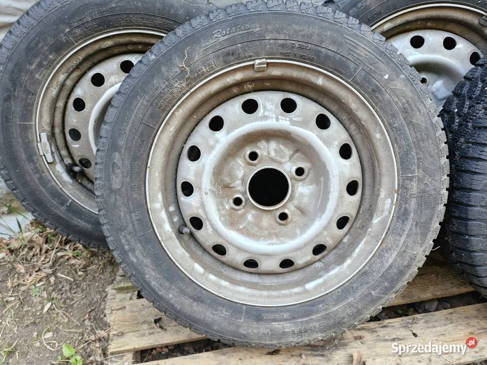 Komplet opon na stalowych felgach 18560 R14 Nowy Dwór Mazowiecki