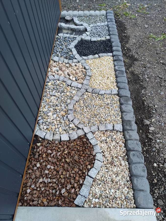 krawężnik ozdobny imitacja kostki brukowej