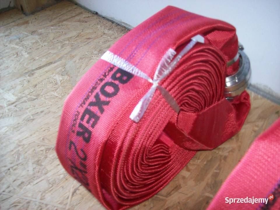 WĄŻ STRAŻACKI ZŁĄCZKI 20M 2 cale GUMOWANY MOCNY wielkopolskie