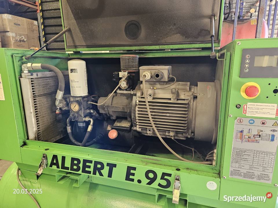 Kompresor sprężarka elektryczna śrubowa Atmos Biznes i Przemysł Racibórz