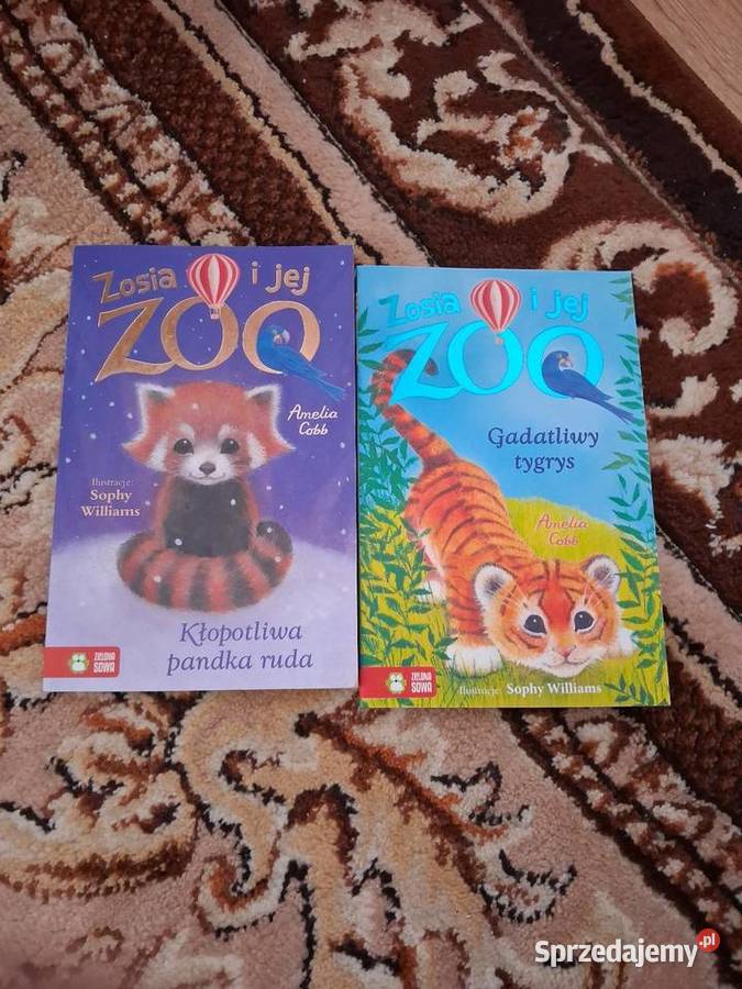 2 książki z serii Zosia I jej zoo małopolskie