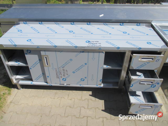 Stół Gastronomiczny Drzwi Suwane Szuflady 2 Gastronomia Ostrów Wielkopolski