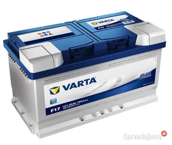 Akumulator 80Ah 740A VARTA Blue Dynamic F17 osobowe Poznań sprzedam