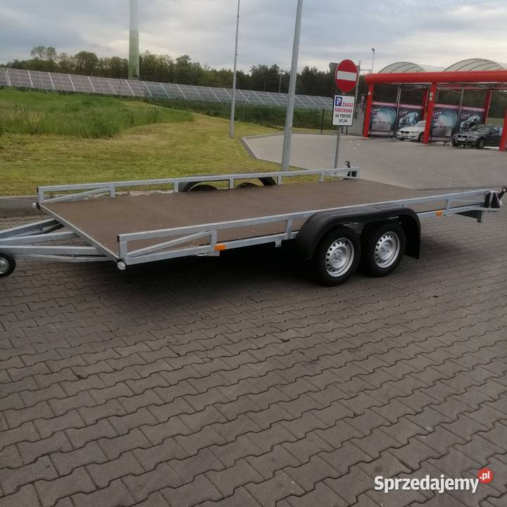 Wypożyczalnia przyczepplatforma na katB dmc 750 Wrocław