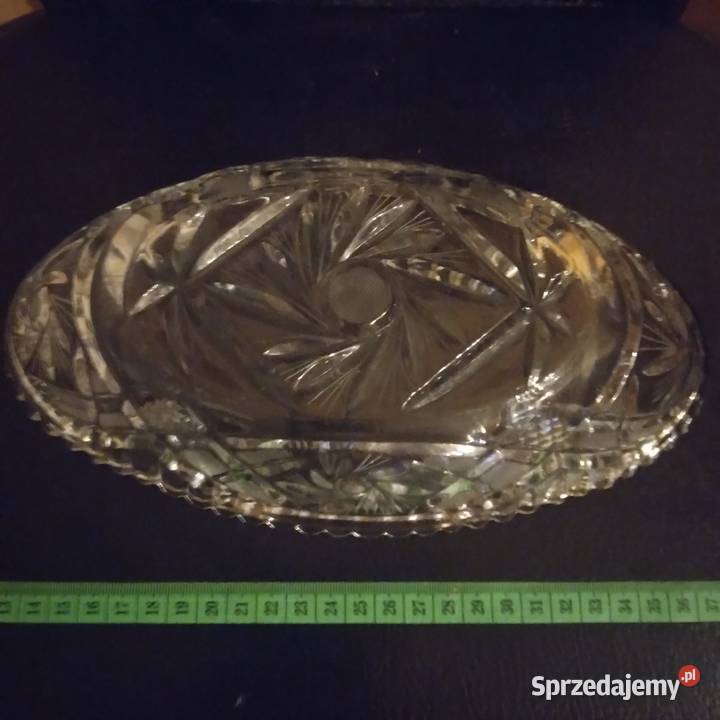 PRL Kryształ Łódka 26 x 6 x 14 Bydgoszcz