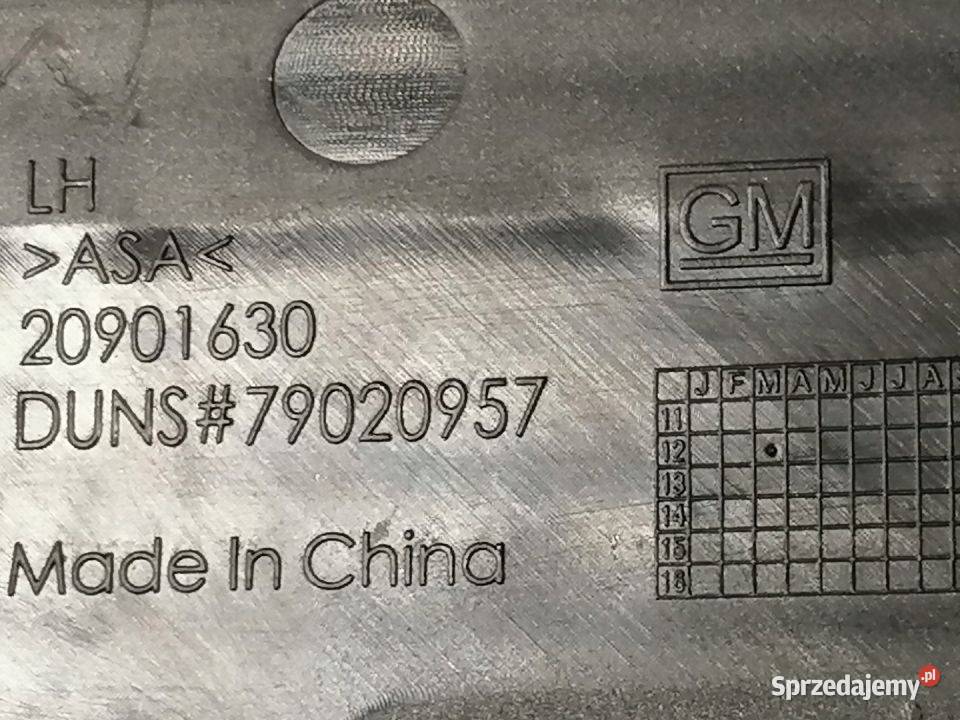 CADILLAC XTS KRATKA ZDERZAKA LEWY PRZÓD 20901630 wielkopolskie Pleszew