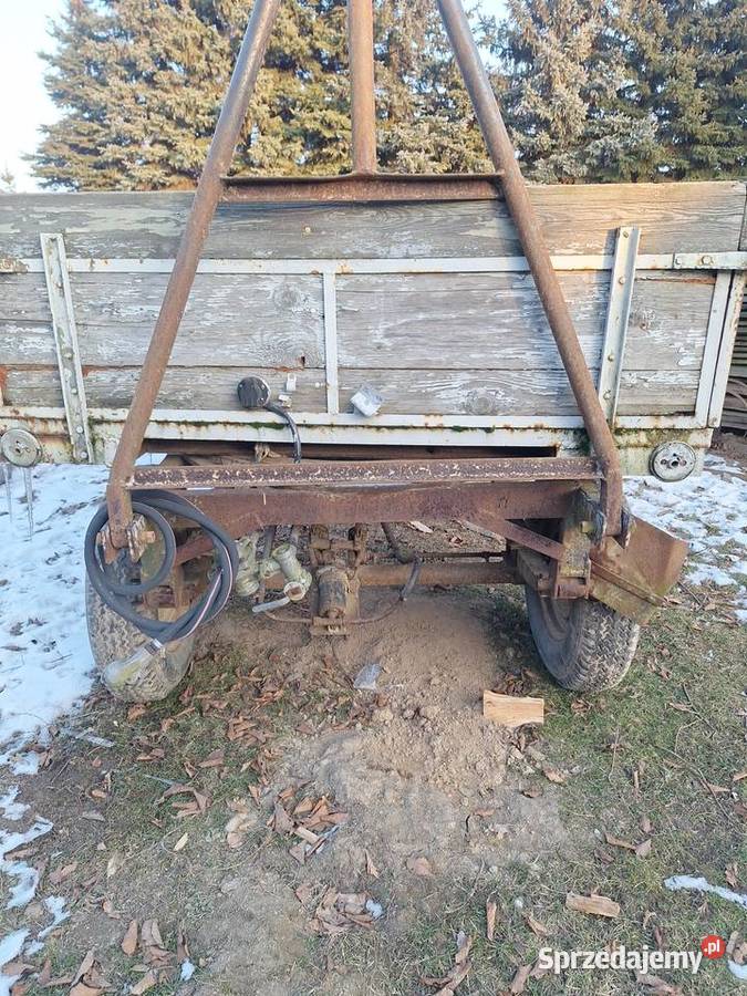 Przyczepa rolniczasamdwuośowa wózki drewniana nieuszkodzony lubelskie Nałęczów