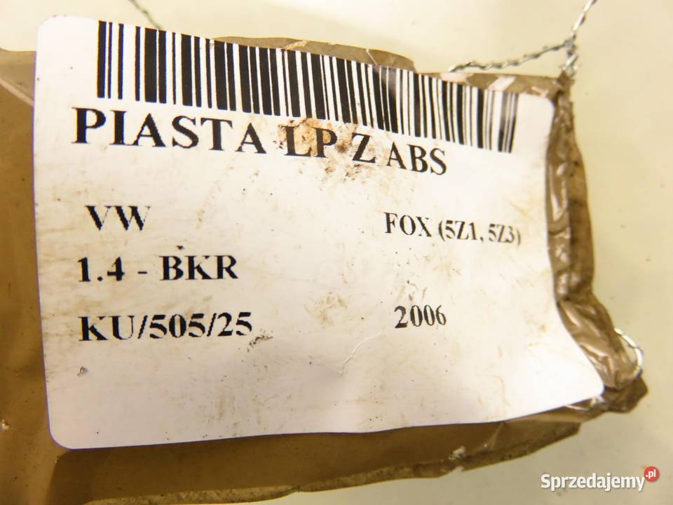 ZWROTNICA PIASTA PRZEDNIA LEWA VW FOX 14 BKR sprzedam