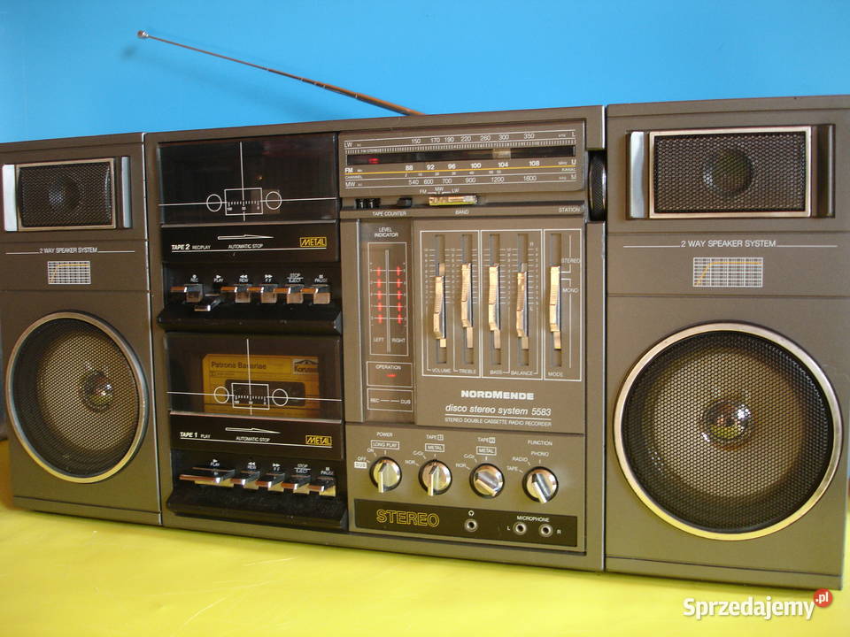 Radiomagnetofon NORDMENDE DISCO STERO SYSTEM Zielona Góra